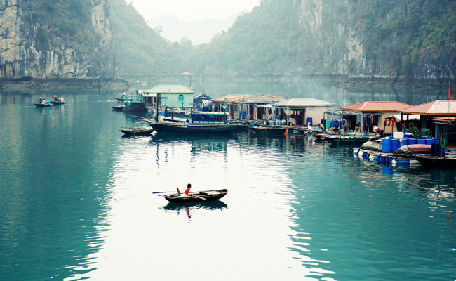 Vung Vieng Floating Village Halong Bay