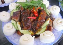 Pepper grilled duck in Saigon